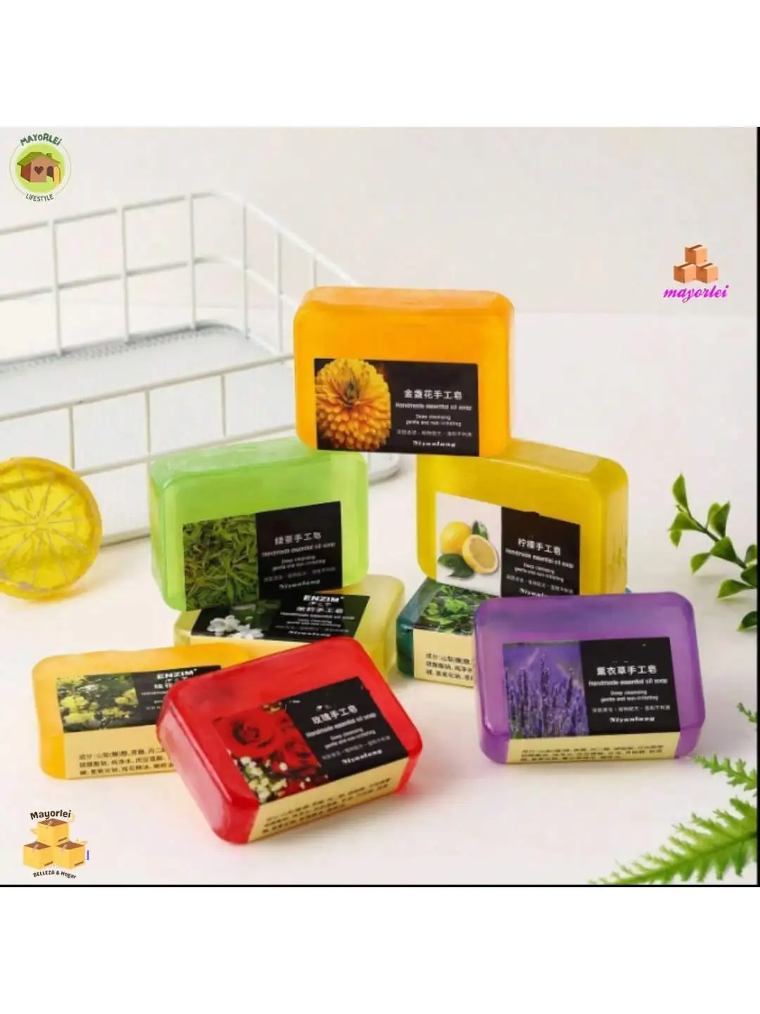 4PZ Jabón hecho a mano lavado facial y corporal, aroma floral, rico en glicerina, hipoalergénico, hidratante, para todo tipo de piel, sin parabenos el máximo cuidado con nuestro jabón corporal hipoalergénico 90g