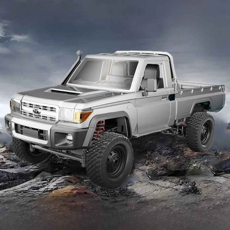 ZWN-atualizado MN82 PRO Off-Road Car Toy para crianças, 4WD, MN82, RC em escala completa, faróis