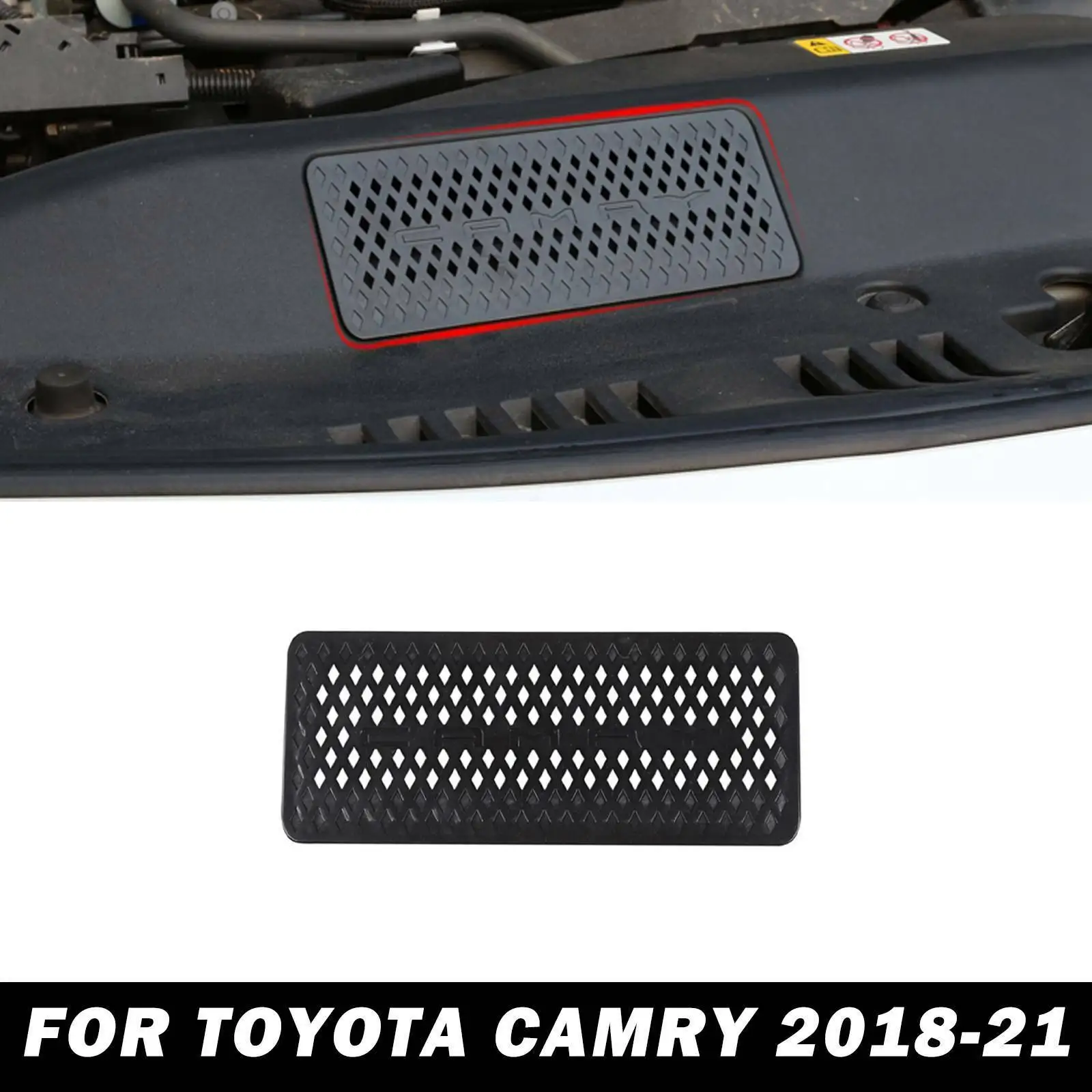 Car Engine Air Inlet Vent Cover Protection For Toyota Camry 18-24 Motor Air Inlet Covers Protective Sticker Interior Accessories