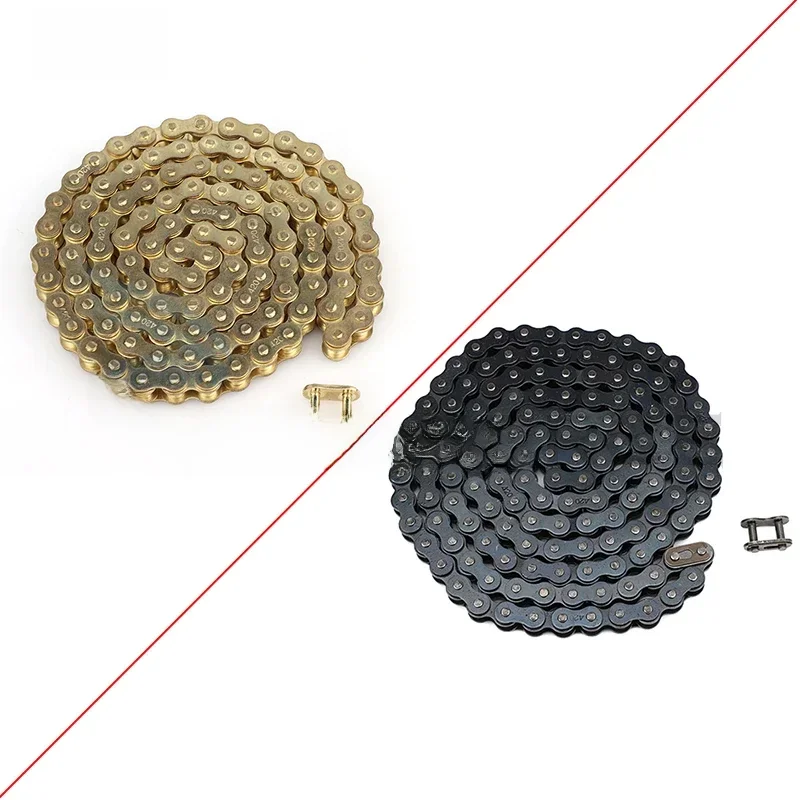 AliExpress Motorcycle 420 Chains 76/108/126/140 Links Drive Chain Link For 50cc 70cc 90cc 110cc 125cc Pit Dirt Bike Scooter ATV Buggy Quad