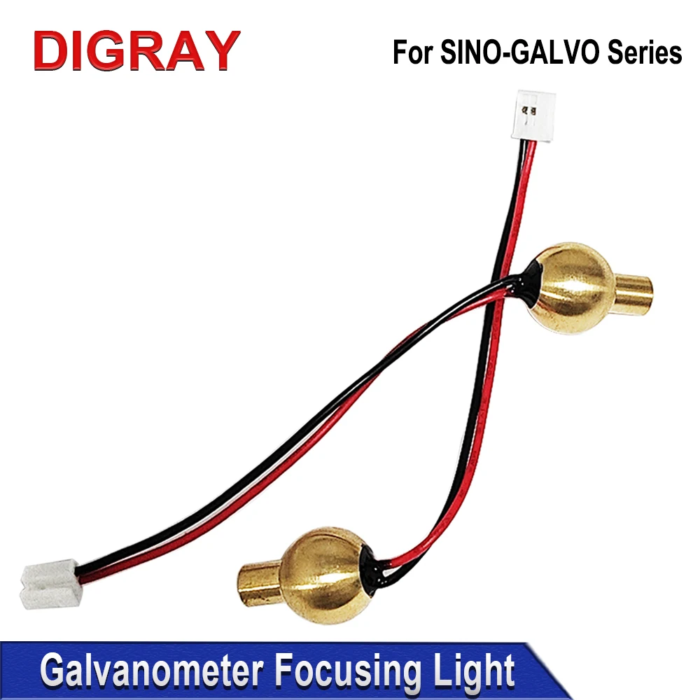 DIGRAY SINO-GALVO focusing light for SG7110 RC1001 RC7110 Laser Galvanometer Scanner 650nm Red Dot Accessories