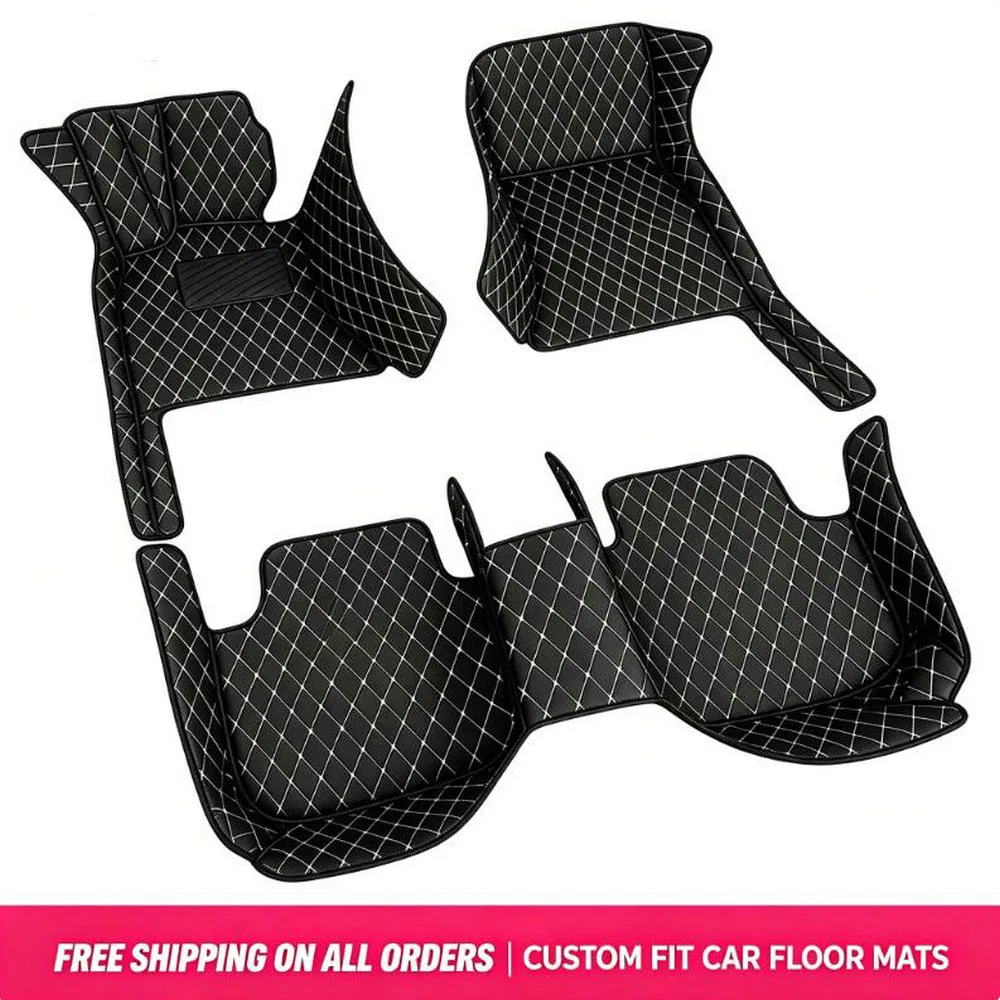 Tapis de sol sur mesure pour SUV Jaguar E-Pace R-Dynamic Plus X540 2.0 2017-Présent, ensemble complet 5 places, antidérapant, imperméable, en cuir, accessoires intérieurs pour voiture