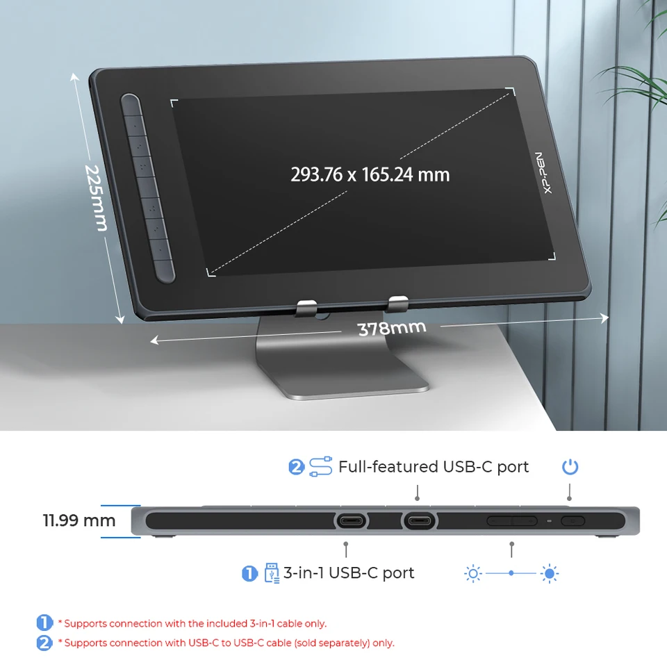 XPPEN Artist 13 Pen Display 2nd Gen　ブルー Artist 13 (2nd Generation) affordable drawing screen | XPPen