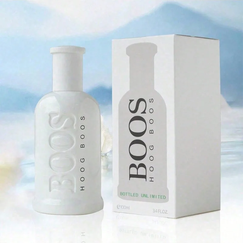 Perfume masculino Boos 100 ml, notas cítricas amaderadas, duradero y rico, colonia masculina, fragancia elegante, perfume masculino Boos