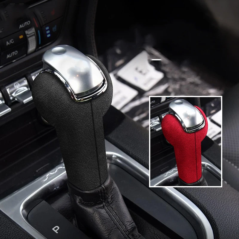 

Car Gear Shift Knob Cover Protective Shell Auto Spare Parts Accessories for Ford Mustang S550 6th 2015~2023 2022 2021 2020 2019