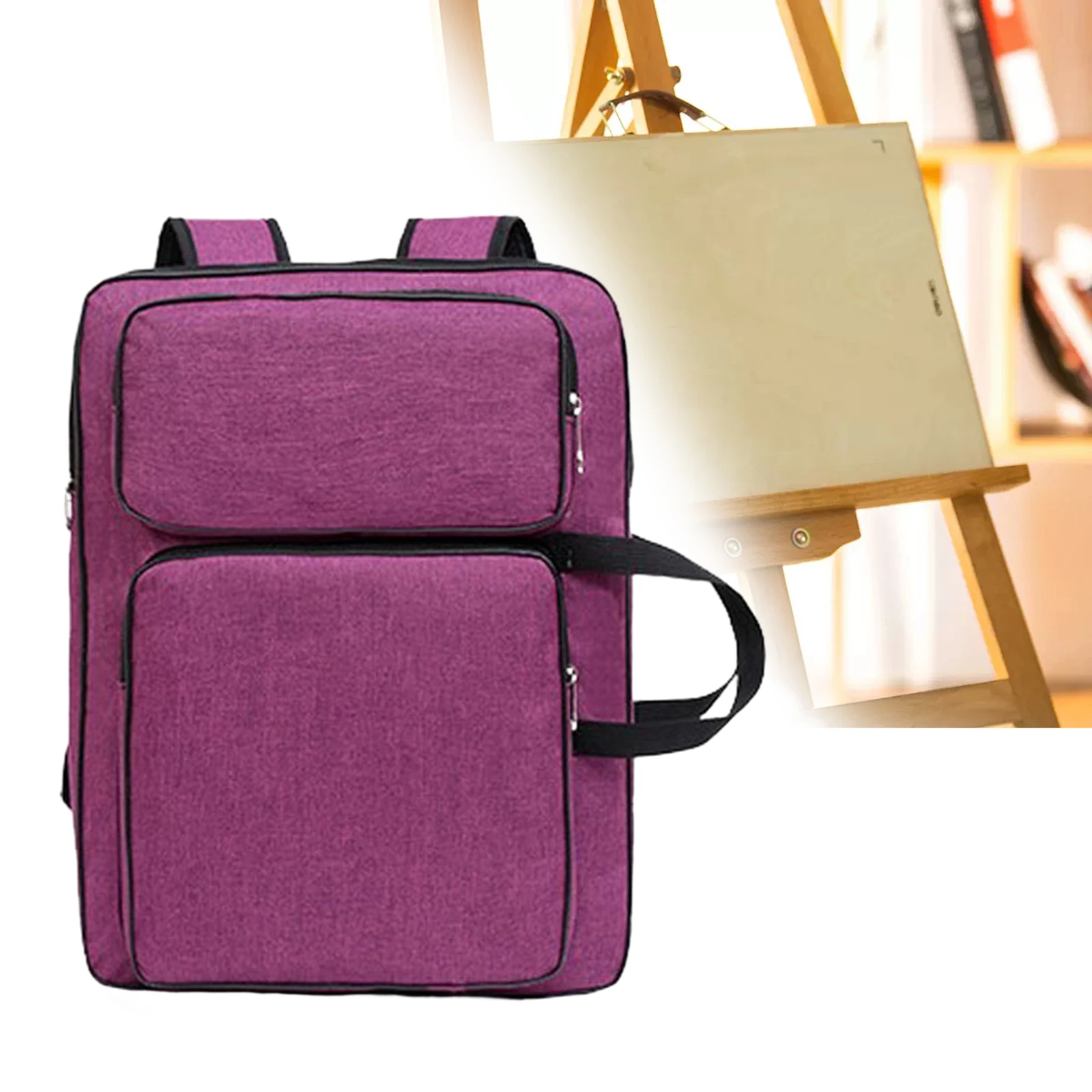 Multifunctional Art Portfolio Bag 8K Protective Container with Handle Gift Carrying Storage Case for school Outdoor Prints