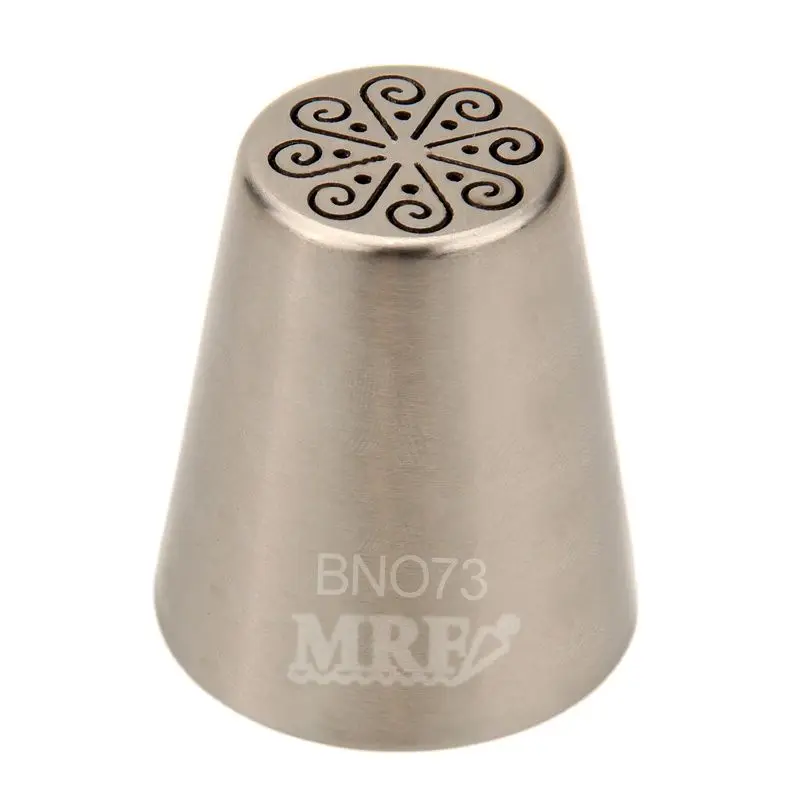 

Free Shipping MRF Stainless Steel 18/8 Large Russian Flower Cake Decorating Pastry Nozzles Cream Icing Tips #BNO73