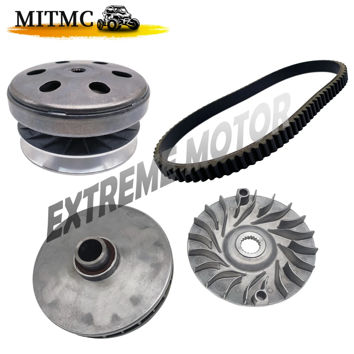 CVT Drive DRIVEN Belt KIT for Linhai ATV 400 CUV 400 DRAGHONFLY 400cc CARRY 400 SCOOTER400 27254 27248 23815