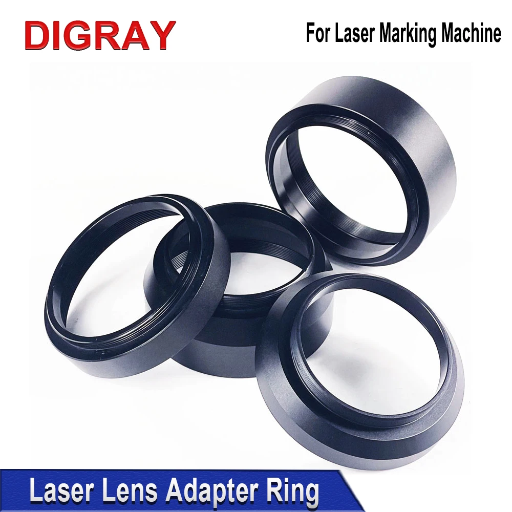 

DIGRAY Scan Lens Adapter Ring M79 & M67 Change to M85 Extend Ring Width 15mm 18mm 28mm 32mm for Laser Marking Machine