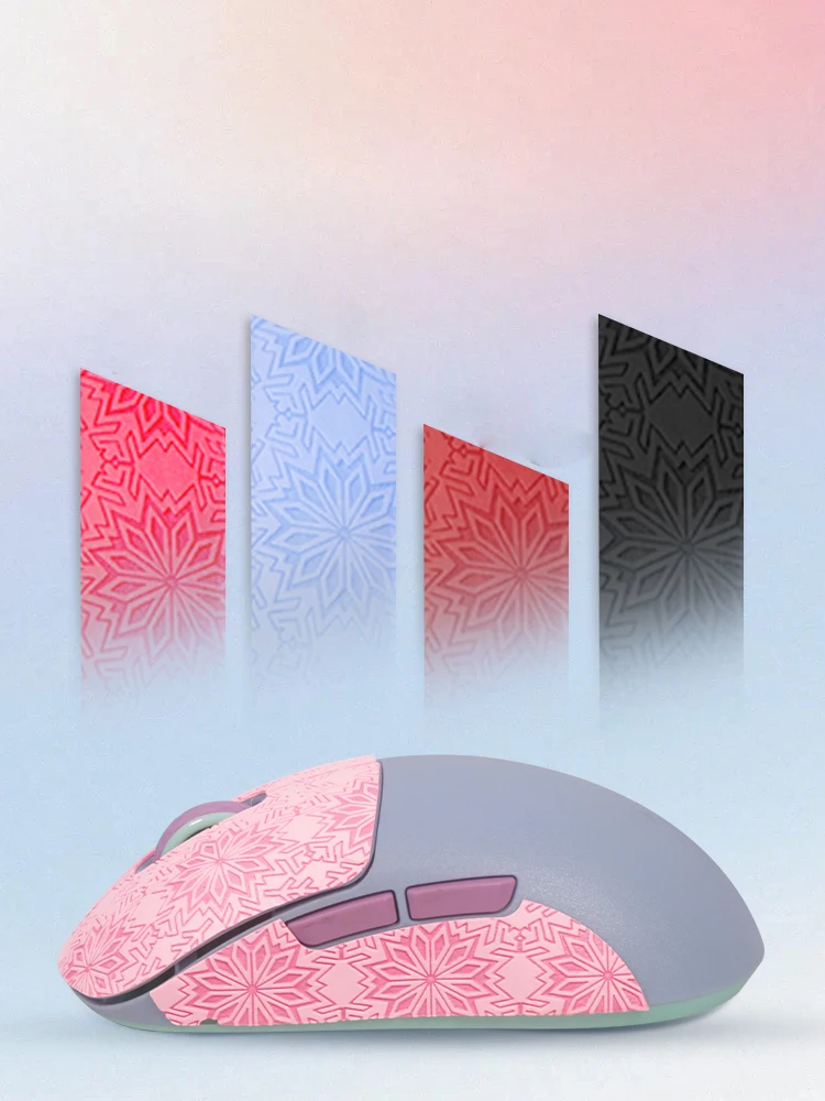 الفئران ملصق مكافحة زلة ماوس ملصق ل Xtrfy M8W ماوس لاسلكي كامل/نصف غطاء نمط الثلوج