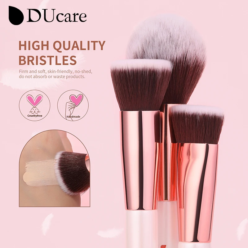 DUcare 27Pcs Professional Makeup Brushes Foundation Blending Face Powder Blush Concealers Eye Shadows Make Up Brushes Set