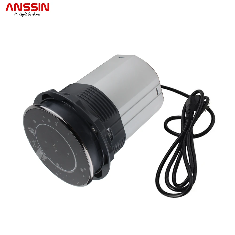 Imagem -05 - Anssin-tomada de Mesa Pop up Motorizada Inteligente Multifuncional Wifi Saídas Alemãs Portas Usb Adequado para Casa Adaptadores de Plugue de Escritório