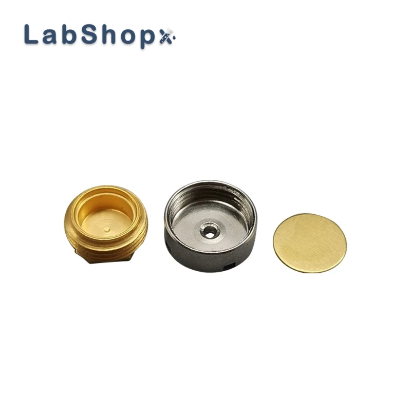 27μl Reusable High Pressure Crucible with Lid/Seal Gold Plated for Netzsch 6.239.2-92.3.00 Thermal Analysis Sample Pans LABSHOPX