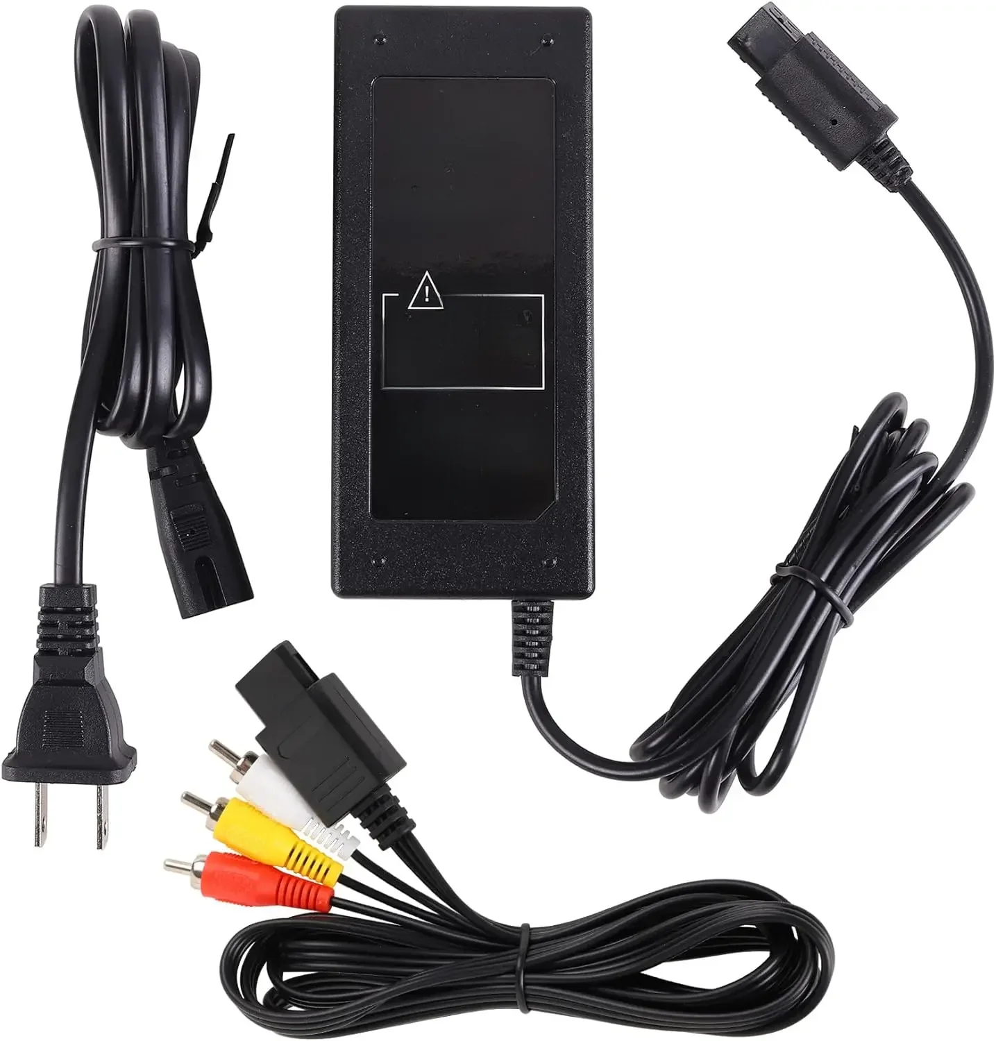 Zasilacz sieciowy do Gamecube, przewód zasilający sieciowy i kabel AV do konsoli Nintendo Gamecube NGC — zdjęcie produktu 7