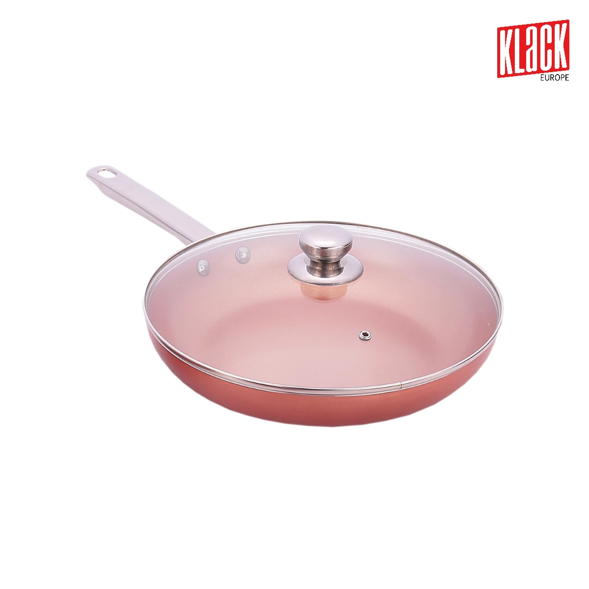 Aluminum frying pan with lids-5 PCs 20 cm frying pan 24 cm with glass lid and 28 cm pan with glass lid shipping from Spain