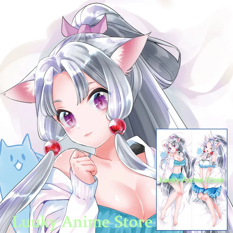 

Dakimakura Anime Touhoku Itako VTuber Loli Girl Double Sided Print Life-size Body Pillow Cover