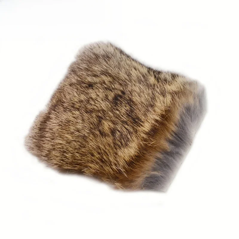 Fourrure de Coney Naturelle et Douce pour Éclosion de Mouches, Poils de Lapin, Nymphes, Appâts d'Eau Salée, 5 Pièces