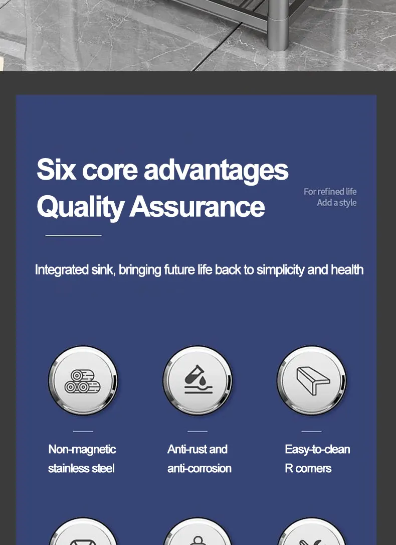 Description Picture 3 of item304 stainless steel sink, single-sink sink, household vegetable-washing sink, under-sink sink, large single sink, kitchen water