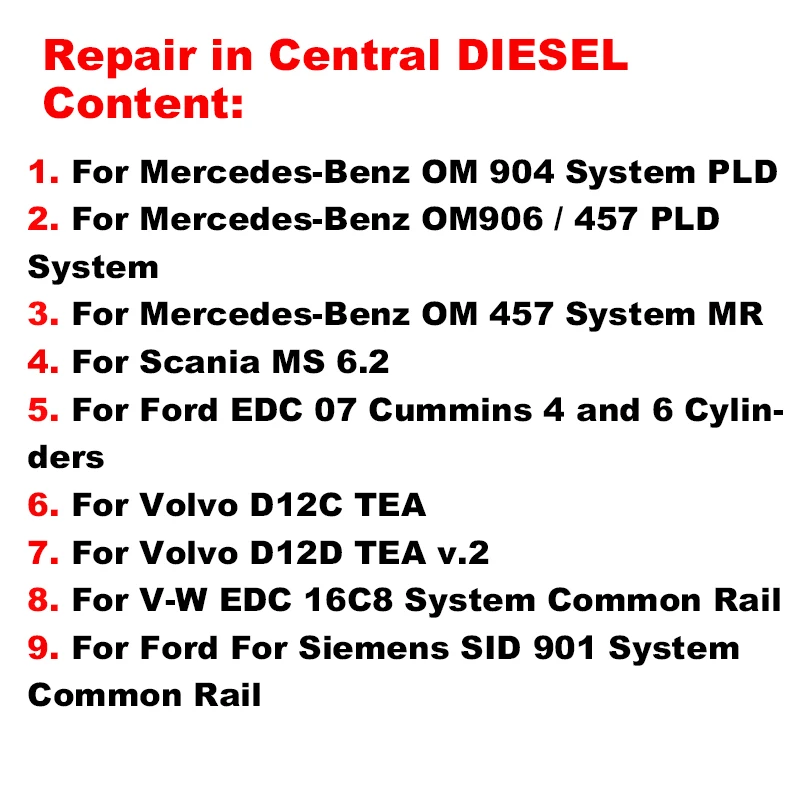 Repair ECU Diesel Module PDF File ECU Repair Basic Course Study For Mercedes-Benz for Volvo for Scania for Ford for V-W Only PDF