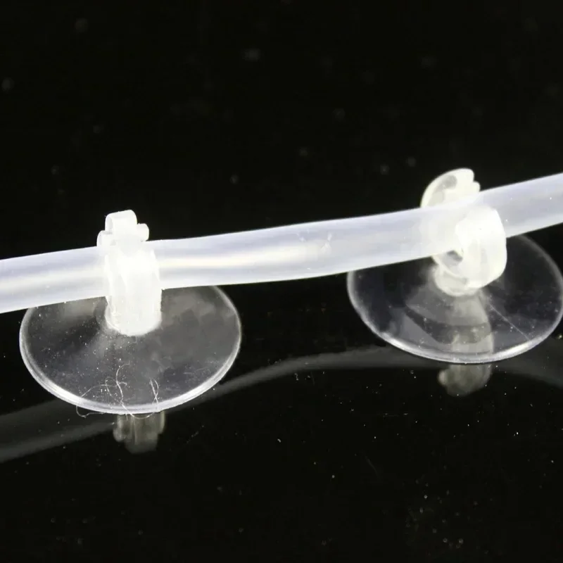 10 sztuk/partia 5mm akwarium uchwyt na przyssawkę przyssawka przyssawka do pompy akwarium rura lotnicza akwaria uchwyty Sucker — zdjęcie 2