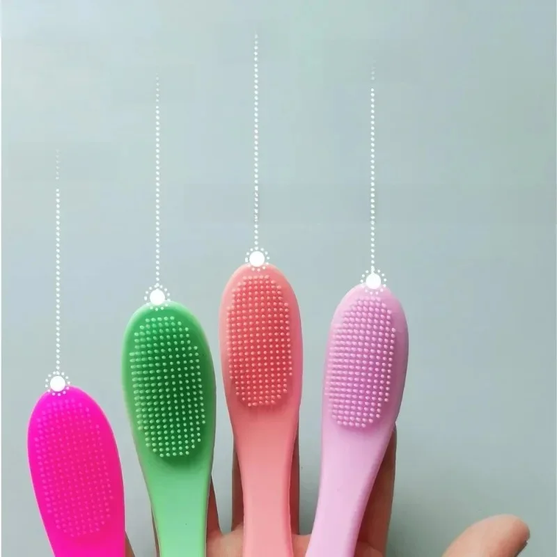 Brosse de nettoyage du visage en silicone en forme de doigt, nettoyant pour le visage, nettoyeur de pores, expectorateur, gIslande du visage, outil de soins de la peau pour femmes