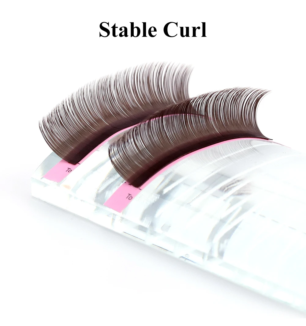 NAGARAKU Braune Wimpern Einzelwimpern-Make-up 16 Reihen Braune Farbe Hochwertig Super Weich Natürlich Synthetisches Nerzhaar – Detail 9