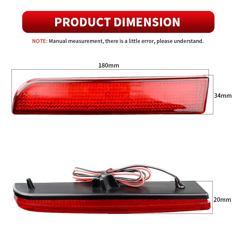 2PCS Led Bumper Bra…