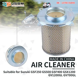 JSBM Motorcycle Air Filter Intake Cleaner Replacement For SUZUKI GS500 E F GSF250 Bandit GSF GSX 400 GSX1200 13780-01D00 HFA3503