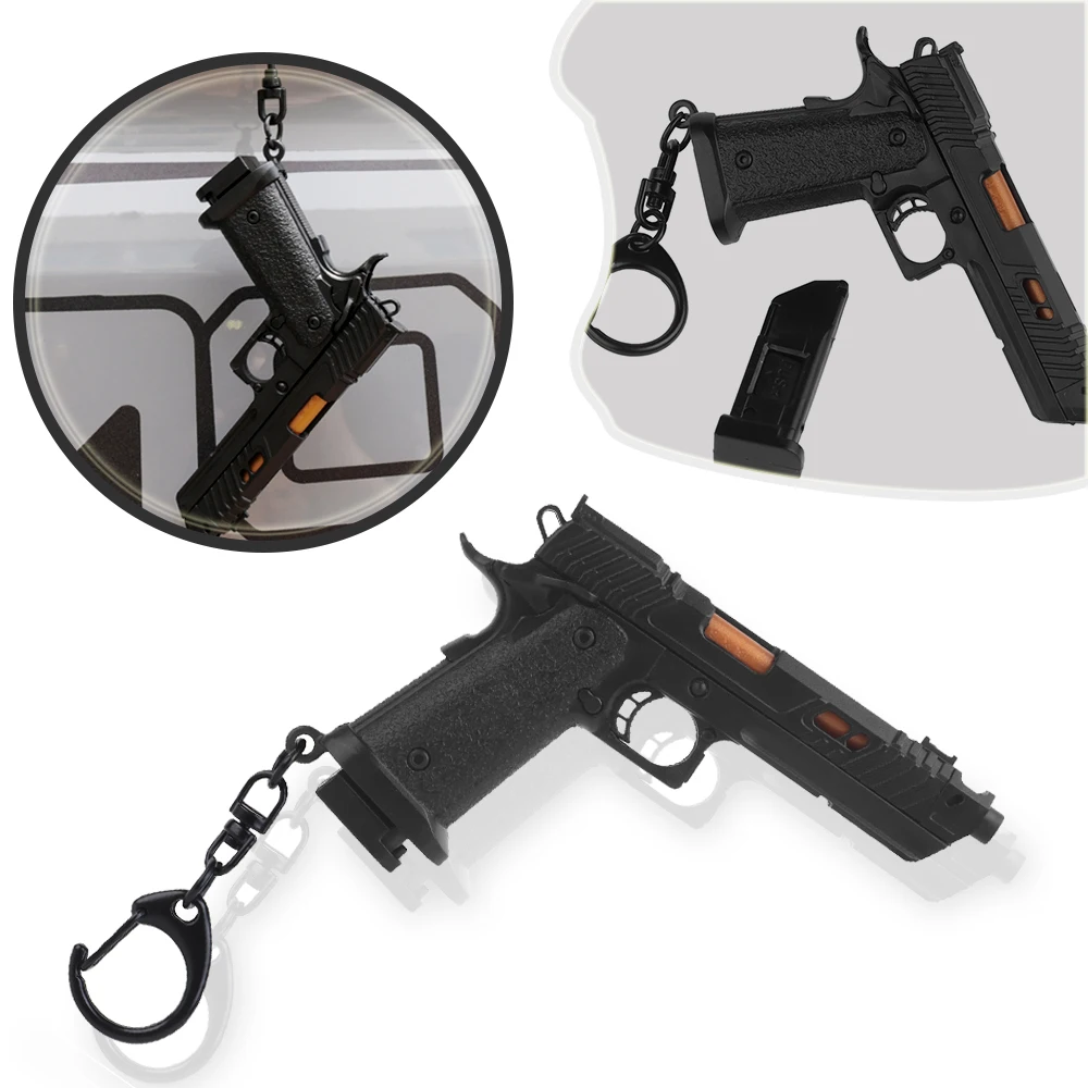 

TTI VIPER Key Chain Disassemble Mini Gun Toy Craft Bag Pendant Gift Fidget Toy Mini Plastic Pistol Shape Tactical Keychain
