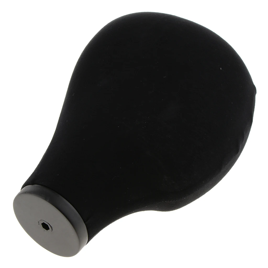 Mannequin Block Head with Mount Hole for Hair Wigs Making Styling Hat/Cap Display Holder