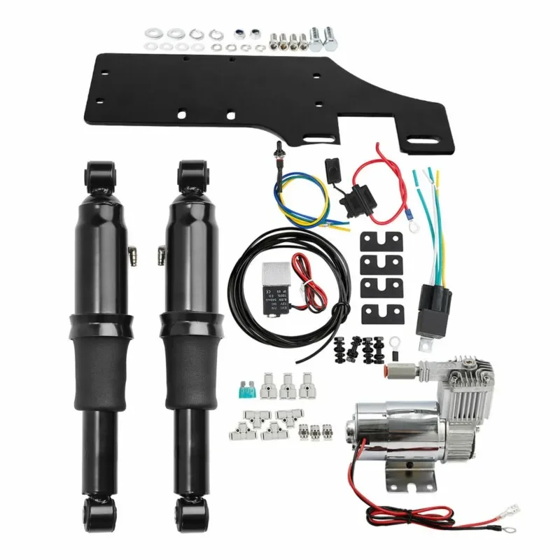 Einstellbare Hintere Luftfederung Kit Für Harley Touring Bagger Glide Ultra Road Street Glide Road King Electra Street Glide
