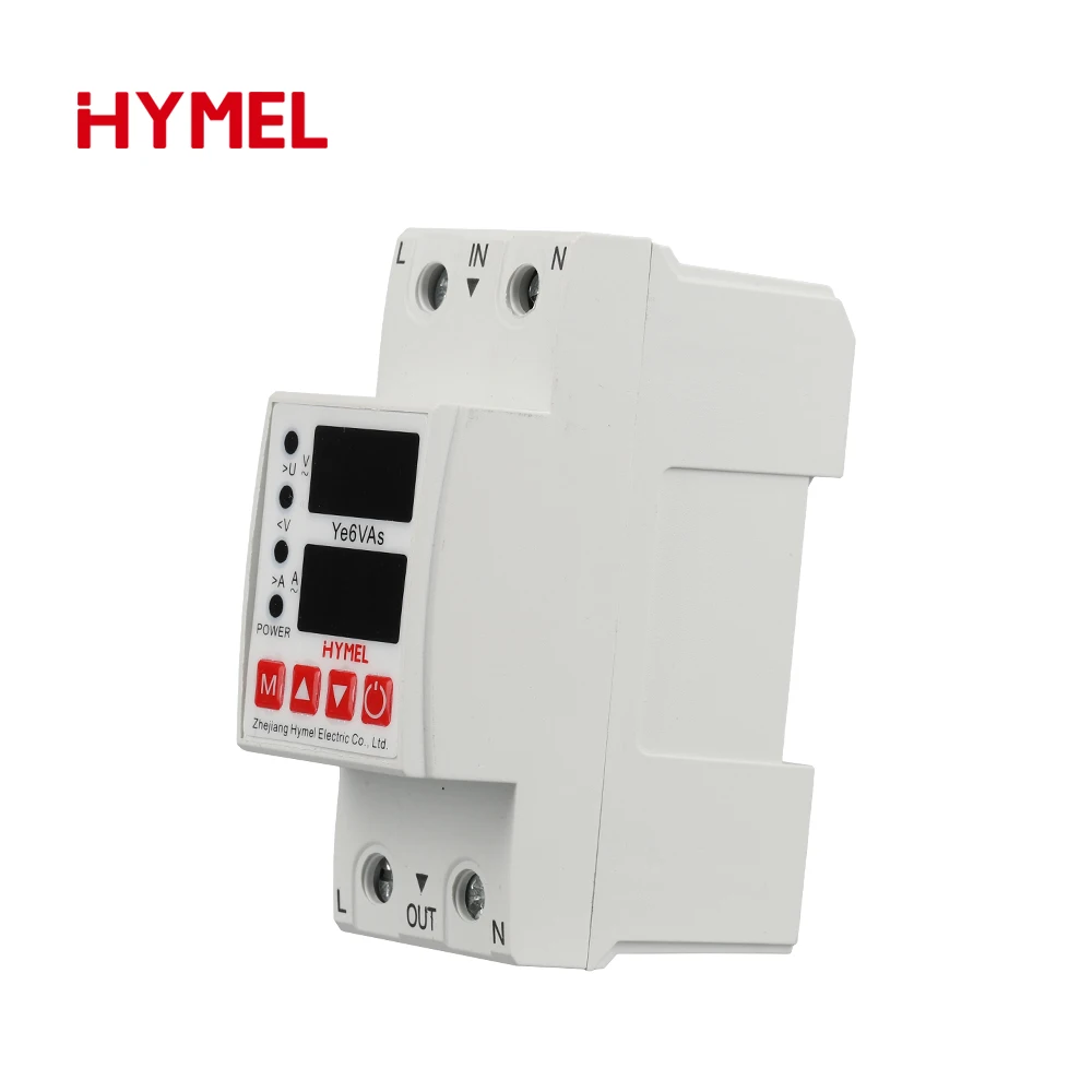 Din Rail 230V Adjustable Over Voltage and Under Voltage Protective Device Protector Relay
