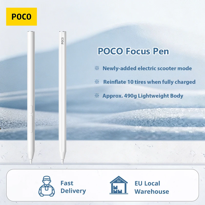 Original POCO Focus Pen für das 11,2-Zoll-Tablet POCO Pad X1 – 8192 Druckstufen – Geringe Latenz – Zeichnen und Schreiben