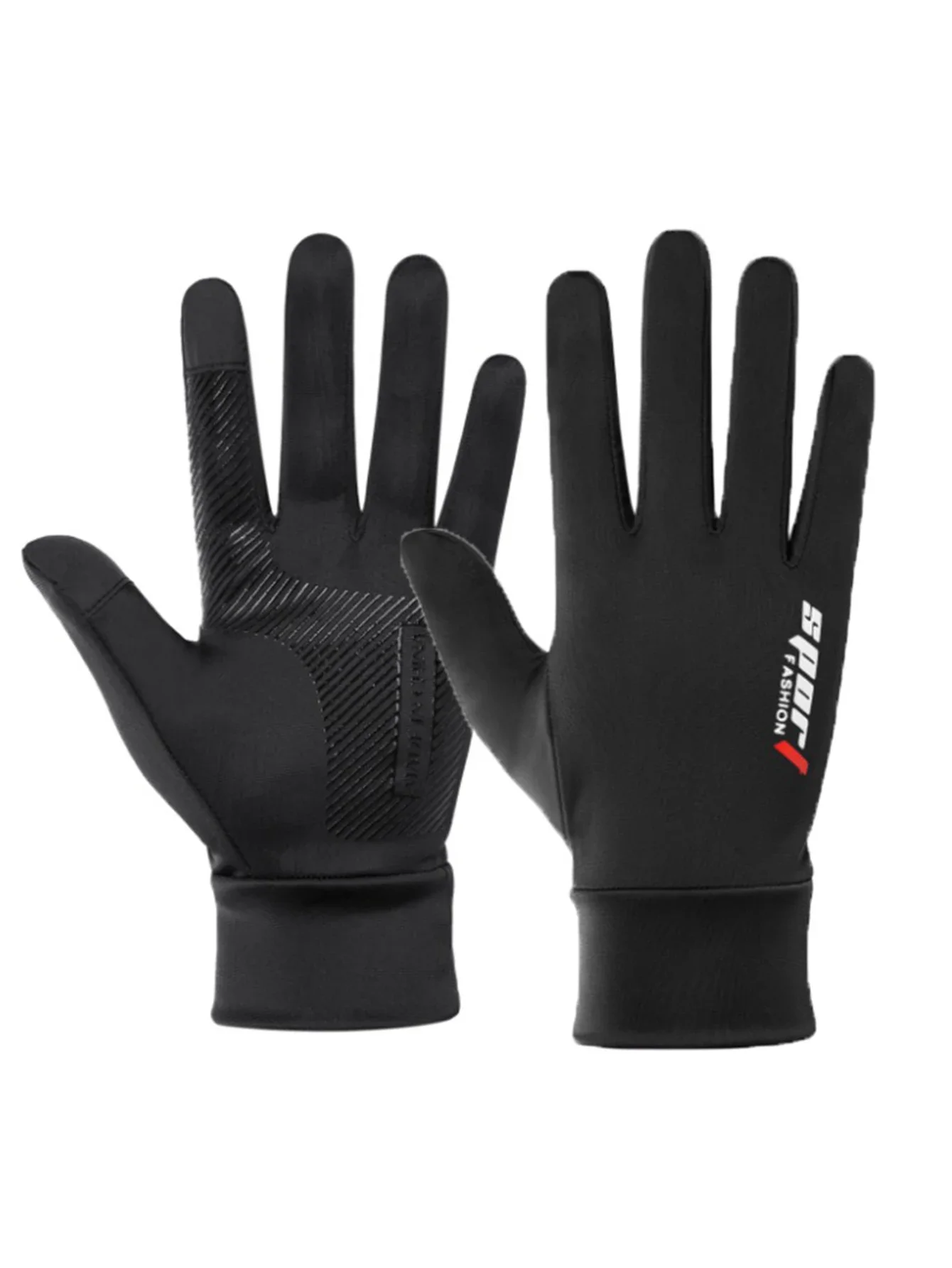 AliExpress UK 1Pair Of All-finger Gloves Breathable Shock-proof Touch-screen Bike Gloves Spring And Summer