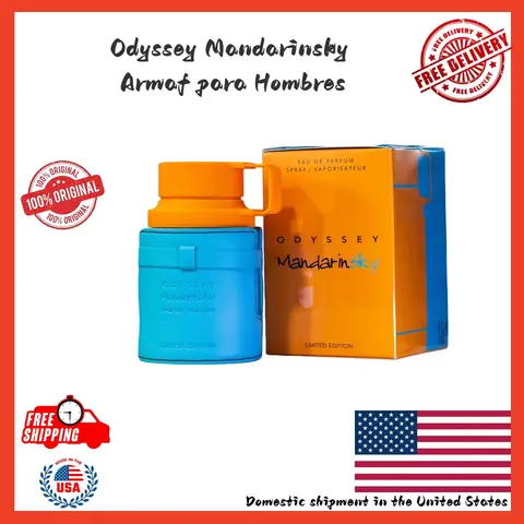 Armaf Odyssey Mandarin Sky by Armaf Eau De Parfum Spray 3.4 oz for Men Luxury perfume a birthday or Valentine's Day gift