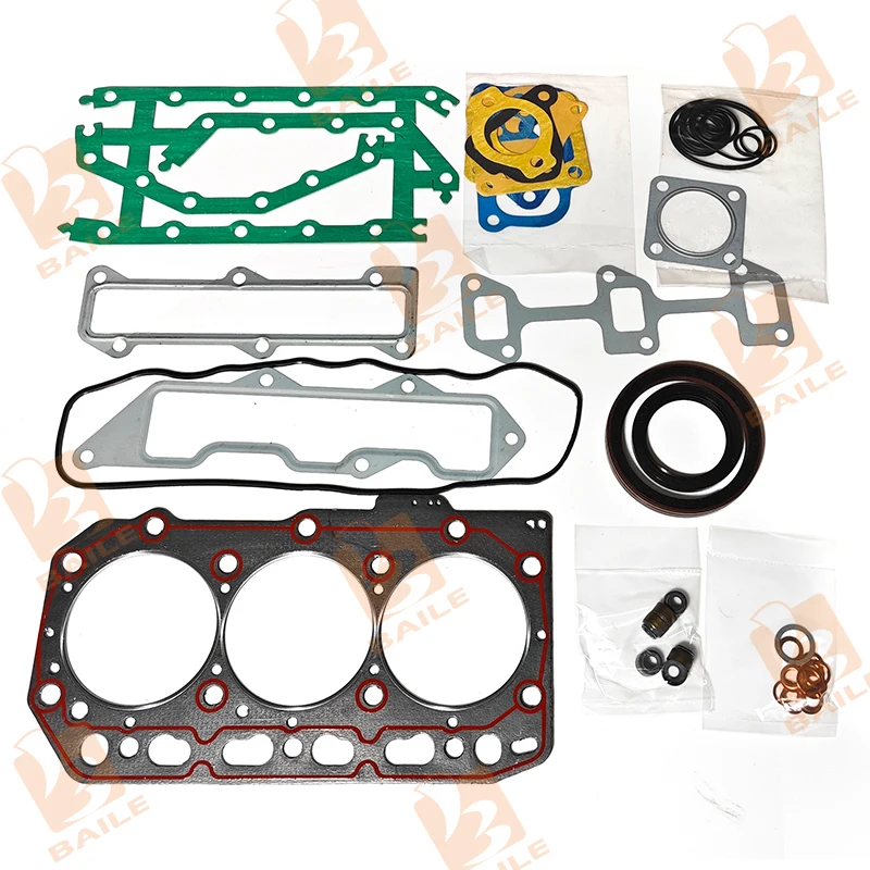 3TNV88 Full Gasket Set For Yanmar  With Head Gasket