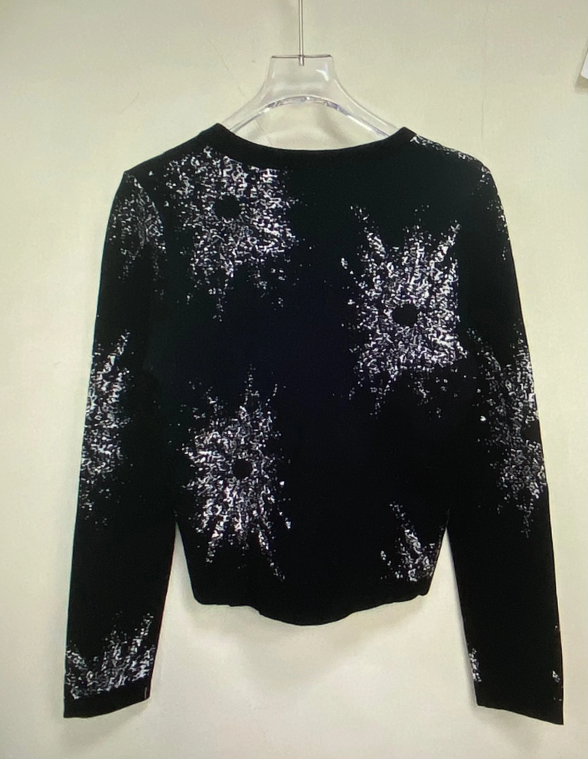 

Casual Women's Snowflake Pattern Wool Knitted Cardigan 2025 Autumn Winter New Short Sweater Jacket High Quality Clothes CH5