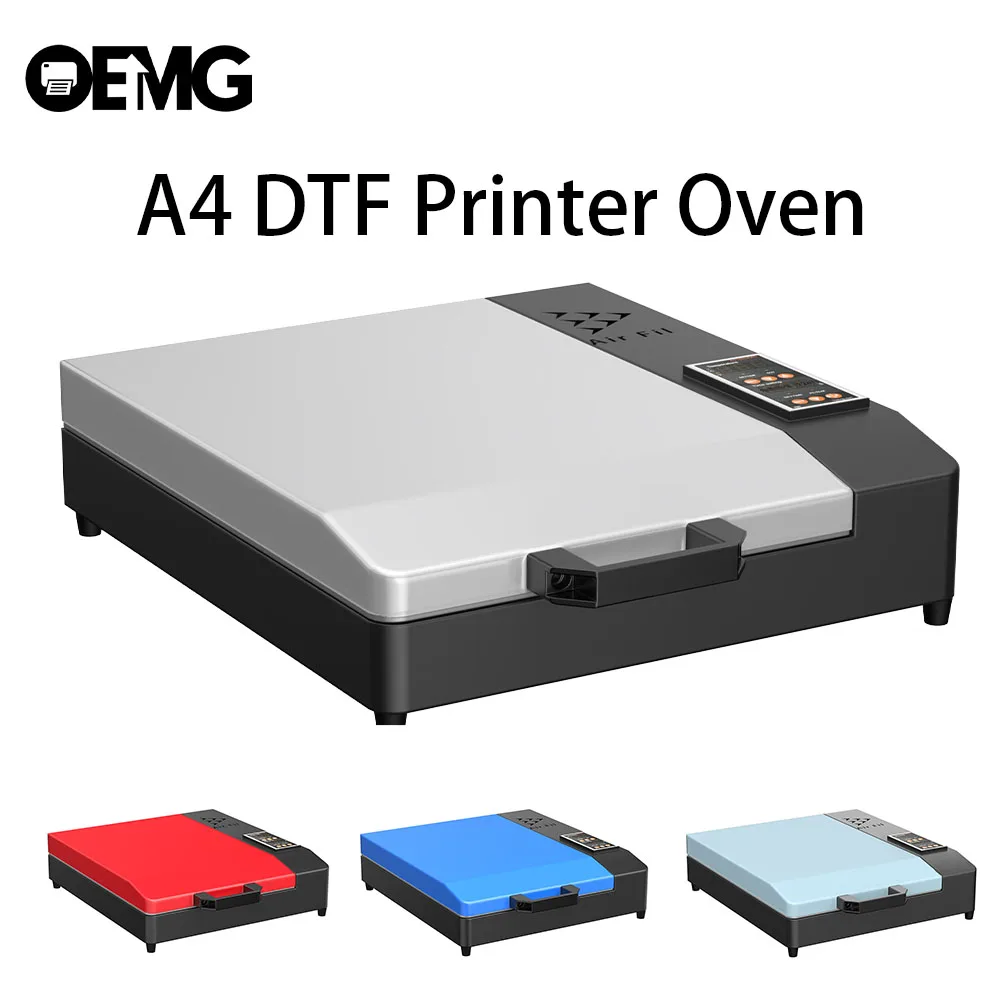 

OEMG A4 DTF Духовка ПЭТ-пленка для футболок Переносная печать с контролем температуры, дисплеем температуры и синхронизацией для принтера DTF