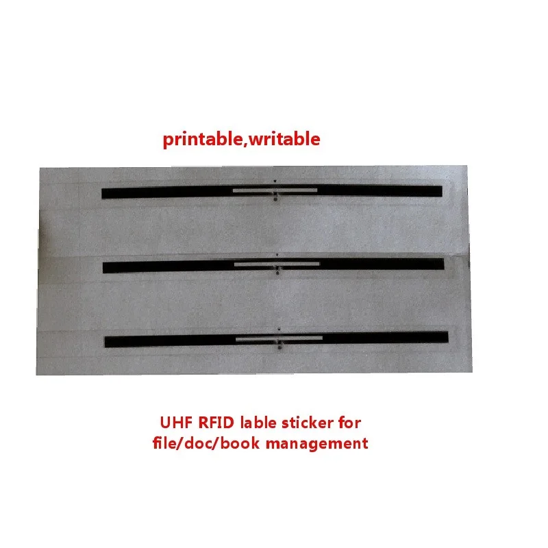 Adesivo embutido úmido RFID UHF |   EPC Gen2 ISO18000-6C |   Etiqueta adesiva de longo alcance do chip U8 / Alien H9 / Impinj M730