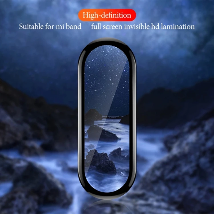 Xiaomi Mi Band 10 9 소프트 보호 필름 PMMA Miband10 MiBand9 용 스크래치 방지 화면 보호기 용 1/5PCS 3D 곡선 소프트 필름