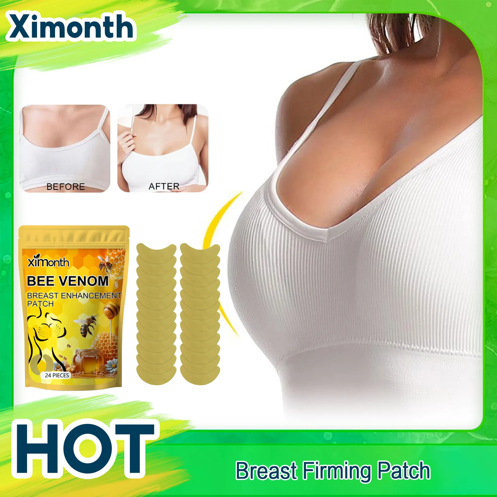 Breast Firming Patch Boobs Plump Up Bust Growth Enhancement Prevent Sagging Improve Elasticity Flat Breast Enlargement Sticker