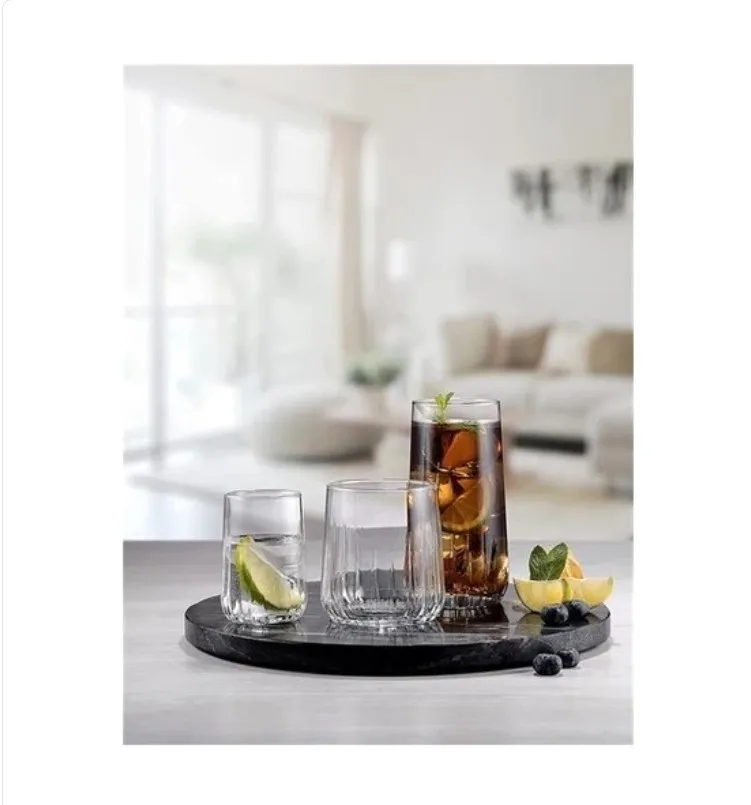 Paşabahçe Nova Water - beverage - Coffee Glass Set - 18 Pieces, robust and stylish design and useful