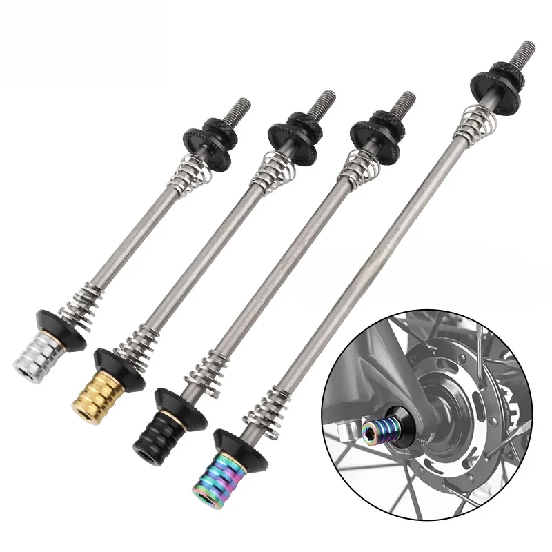 AliExpress MUQZI Titanium Quick Release Skewers 74mm 85mm 100mm 130-135mm MTB  Road Bicycle Quick Release Titanium Alloy Axle