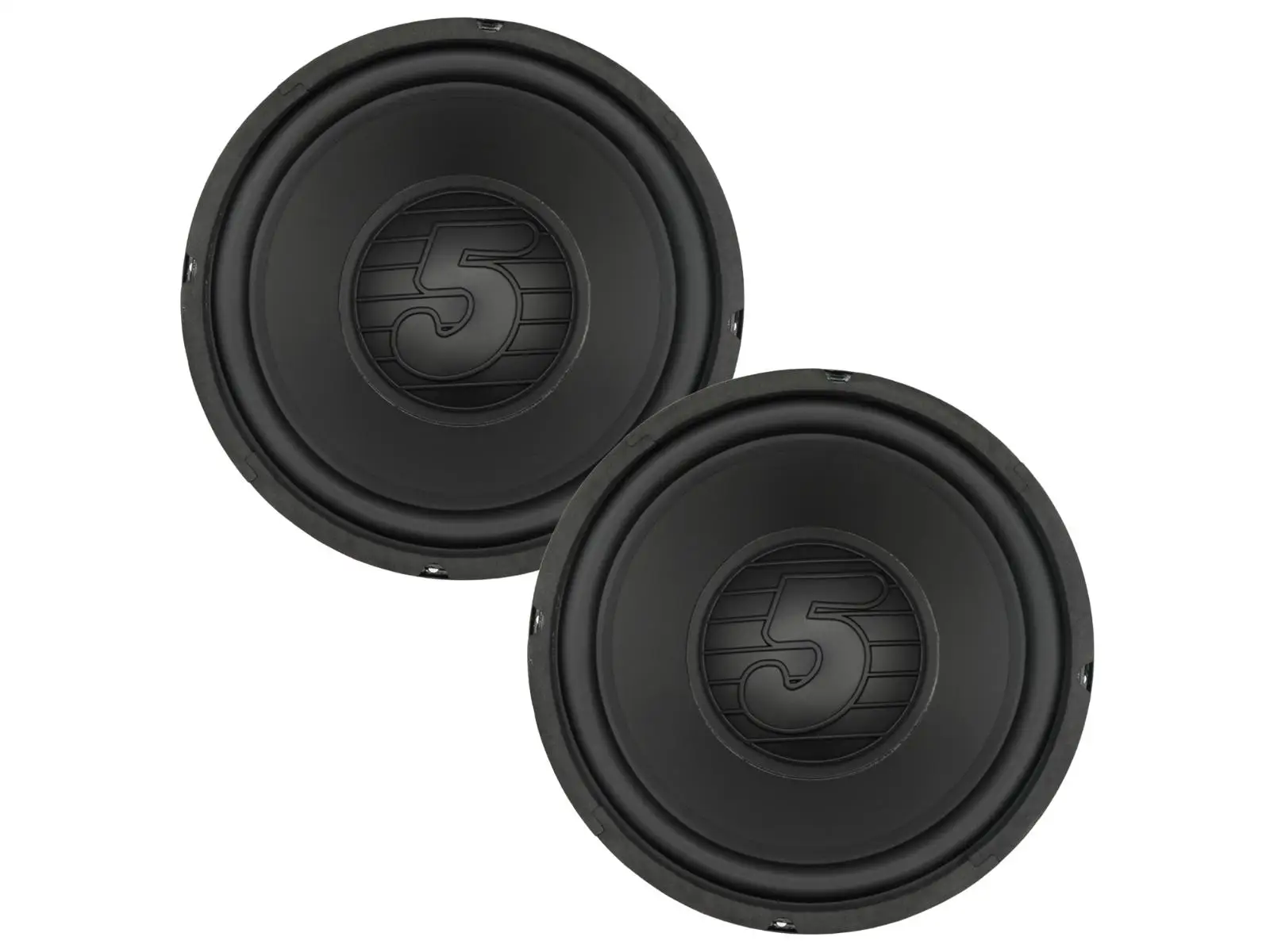 

5 Core 10 Inch Woofer Pair 300W Car Subwoofer 4Ohm Replacement Deep Sub w Poly Cone-WF 10 140 PP 4OHM 2PCS