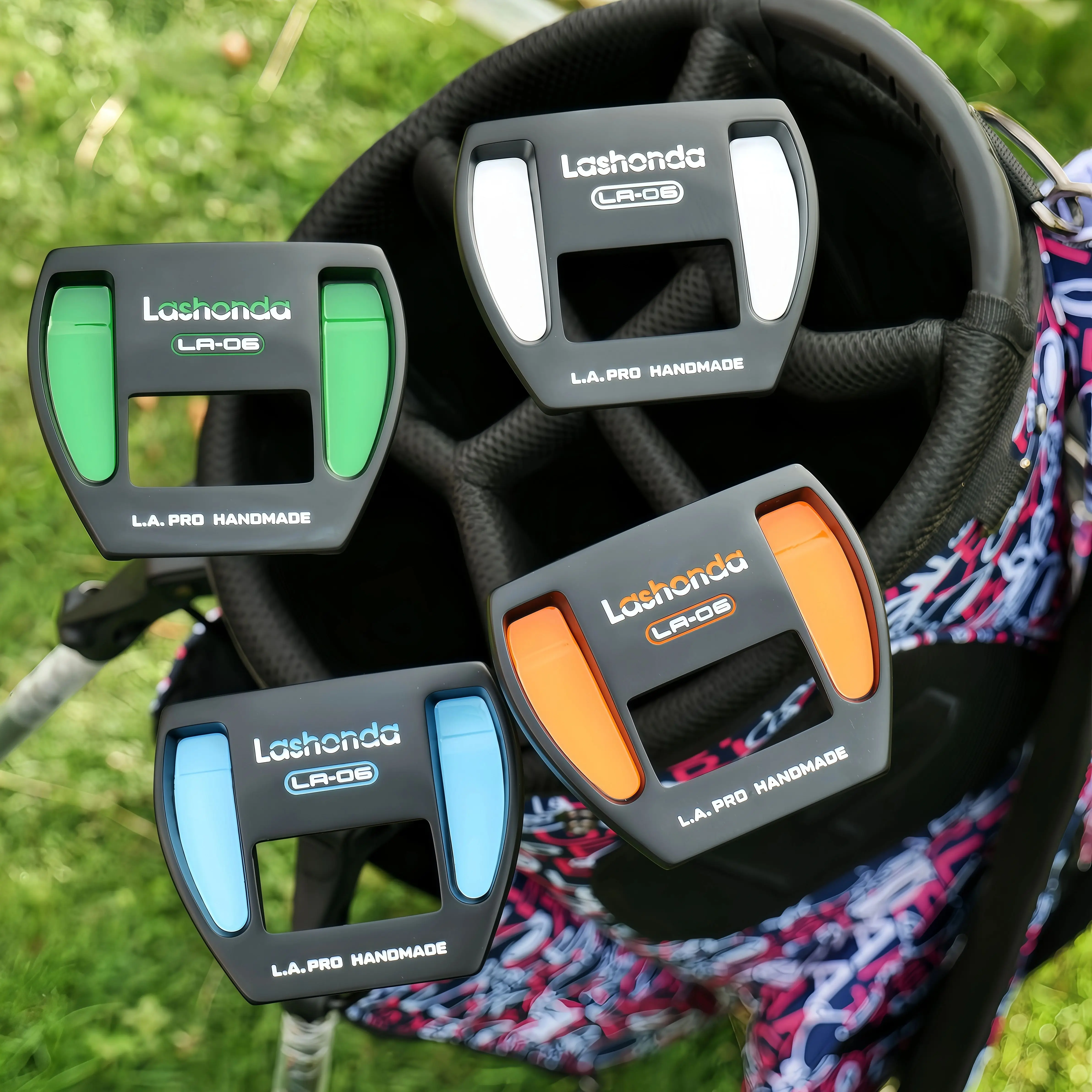 Lashonda LA-06 سلسلة جولف وضع قضيب السجن الطيور على شكل كبير رئيس العنكبوت وضع قضيب سبائك الزنك رئيس مركز منخفض الجاذبية عالية #1