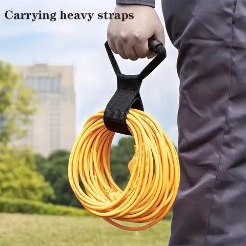 1 Heavy-duty Storage Belt, Space Saving and Anti Winding Design, Portable Handle, Sturdy Fixation, Suitable for Wires and Hoses