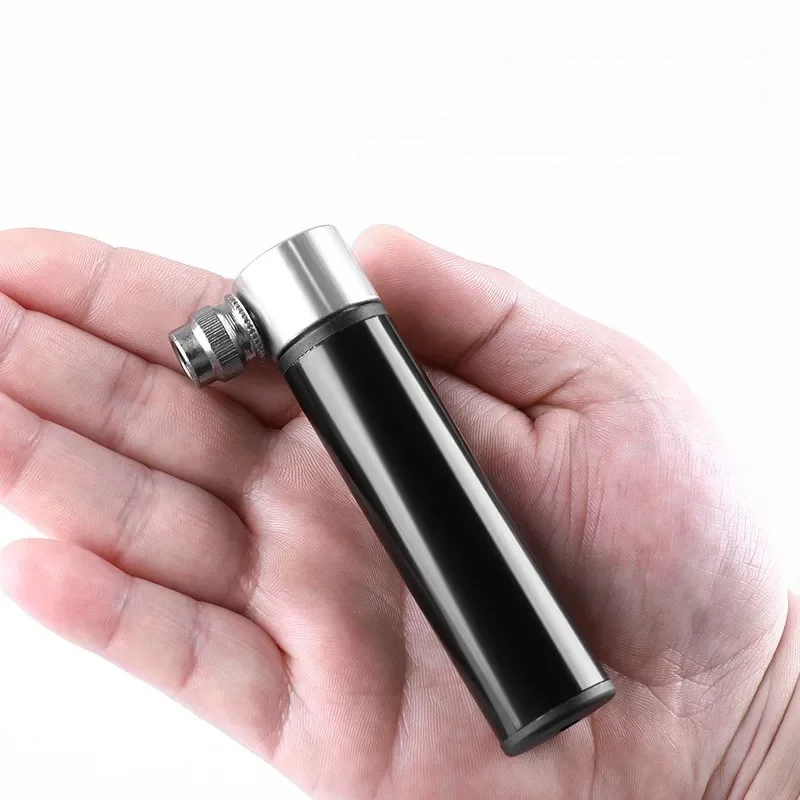AliExpress NONE Bicycle Aluminum Alloy Mini Pump Portable American and French Mouth Universal Mountain Road Bike Basketball Handheld Air Pump
