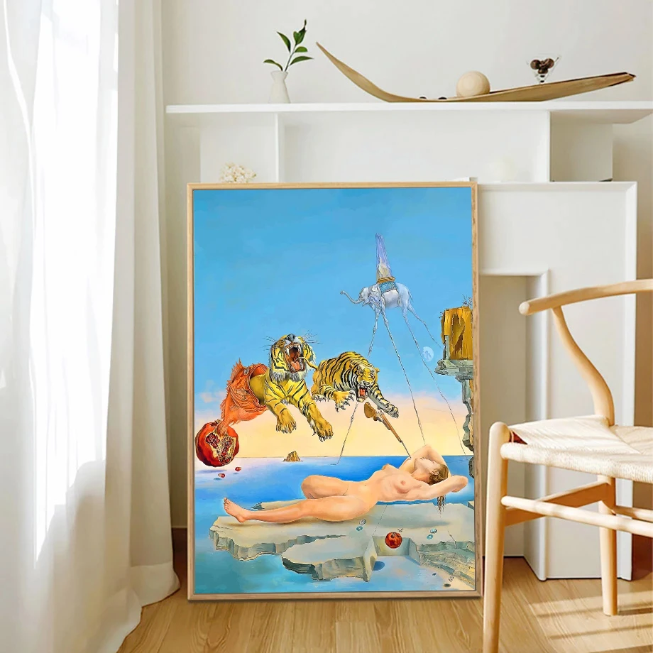 Surrealism Famous Artwork By Salvador Dali Canvas Painting Posters And Print Wall Art Pictures for Living Room Home Decoration