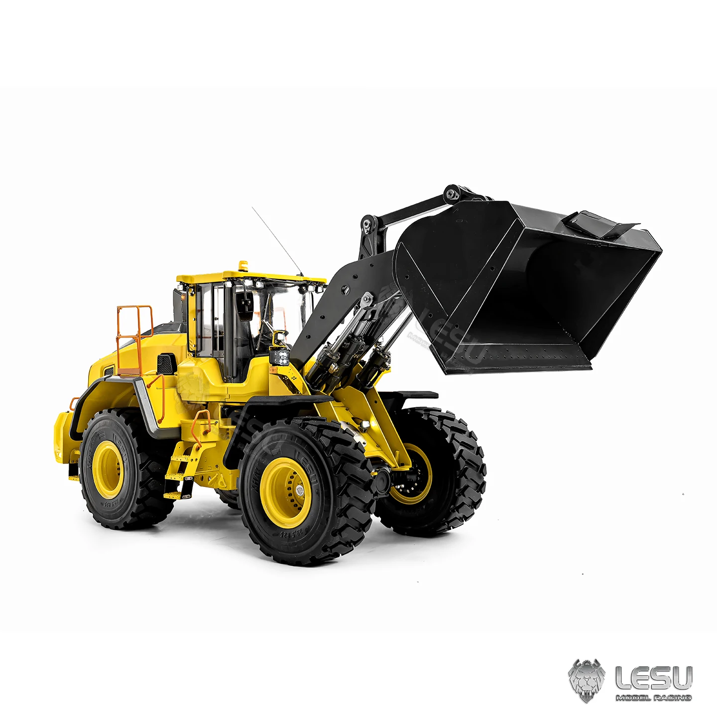 LESU 1/14 RC L220H Hydraulic Wheel Loader Metal Construction Machinery Model KIT RTR Remote Control Engineering Vehicle