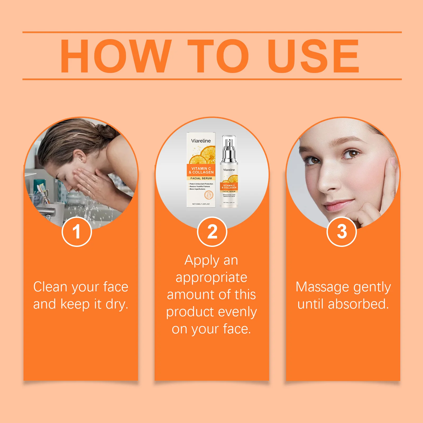 سيروم فيارلين فيتامين C للوجه، ترطيب يومي، يعزز النعومة، مضاد للأكسدة، لون البشرة المتوهج، استعادة مصل بشرة الوجه #4